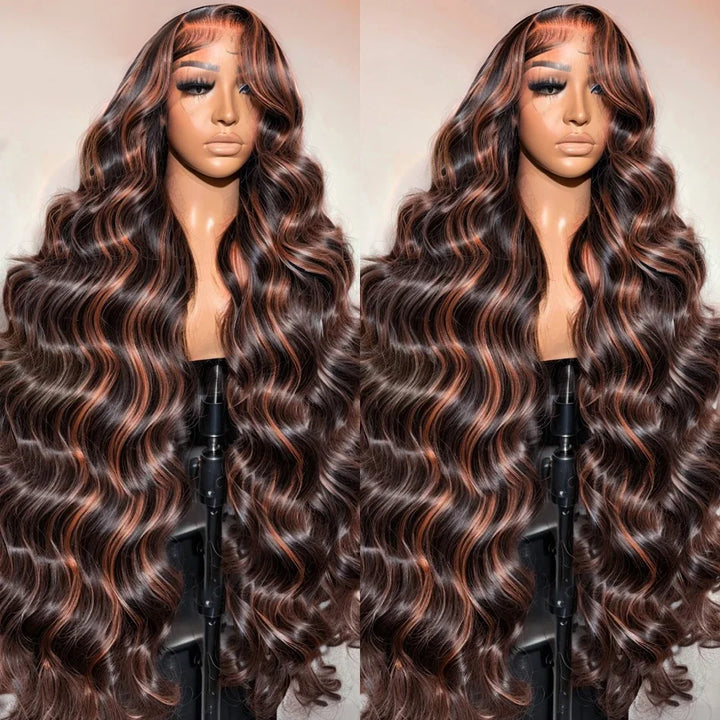 Ombre Body Wave HD Lace Front Wig – 250% Density - 30in