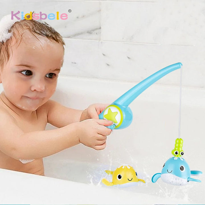 Magnetic Fishing Bath Toy – Fun Whale Pool Game for Toddlers