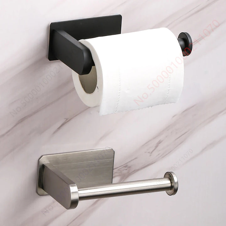 Adhesive Paper Towel Holder – Space-Saving Bathroom & Kitchen Organizer