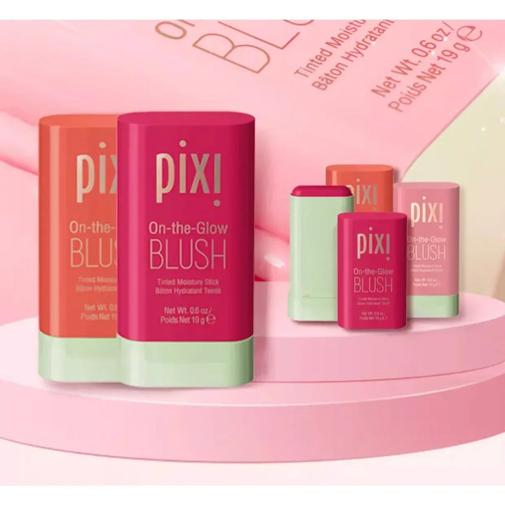 Pixi Blush Stick – Long-Lasting Cream Blusher with Built-In Brush, Waterproof & Smudge-Proof