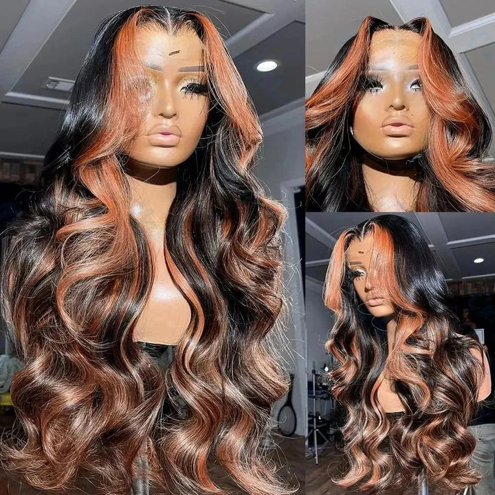 Ombre Body Wave HD Lace Front Wig – 250% Density - 30in