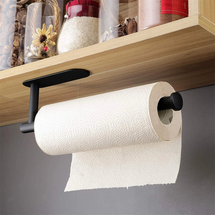 Adhesive Paper Towel Holder – Space-Saving Bathroom & Kitchen Organizer