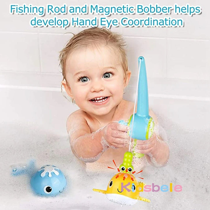 Magnetic Fishing Bath Toy – Fun Whale Pool Game for Toddlers