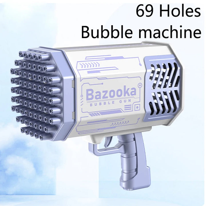 Bubble Machine – 40-69 Hole Bubble Blower for Kids & Adults