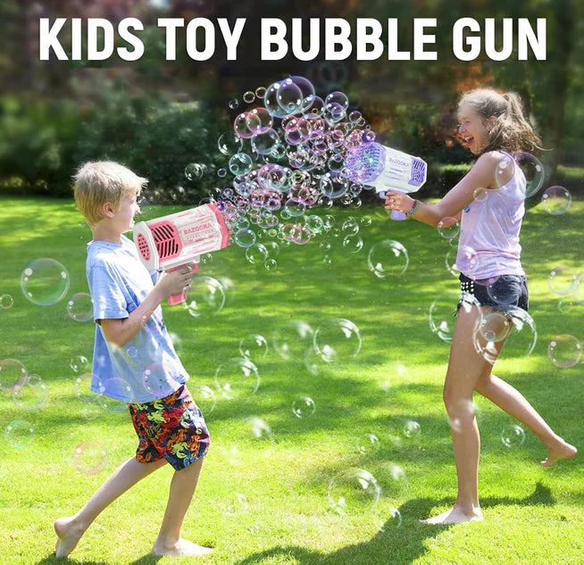 Bubble Machine – 40-69 Hole Bubble Blower for Kids & Adults