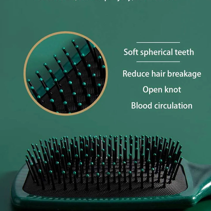 Hair Massage Cushion Comb - Anti-Static Scalp Brush for Detangling