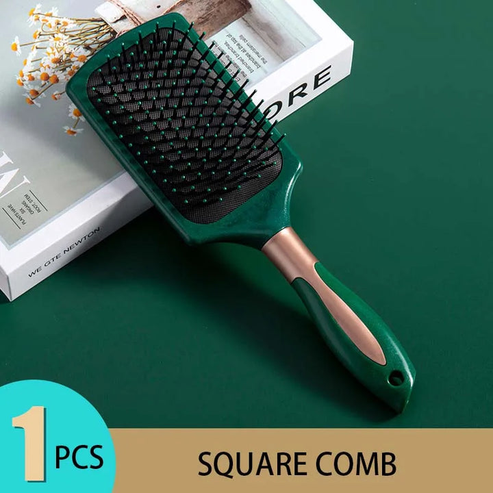 Hair Massage Cushion Comb - Anti-Static Scalp Brush for Detangling