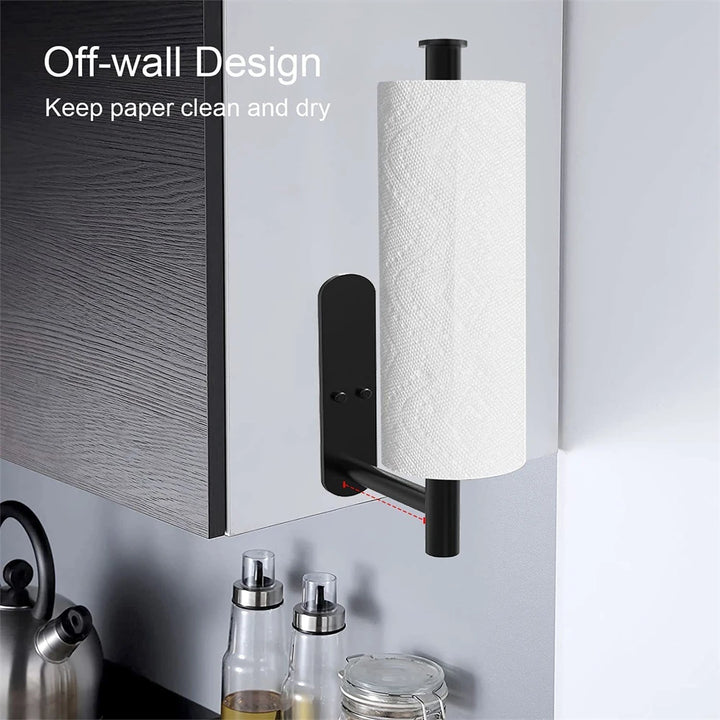 Adhesive Paper Towel Holder – Space-Saving Bathroom & Kitchen Organizer