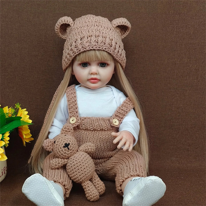 Realistic Reborn Baby Doll – 50cm Full Silicone Newborn Girl