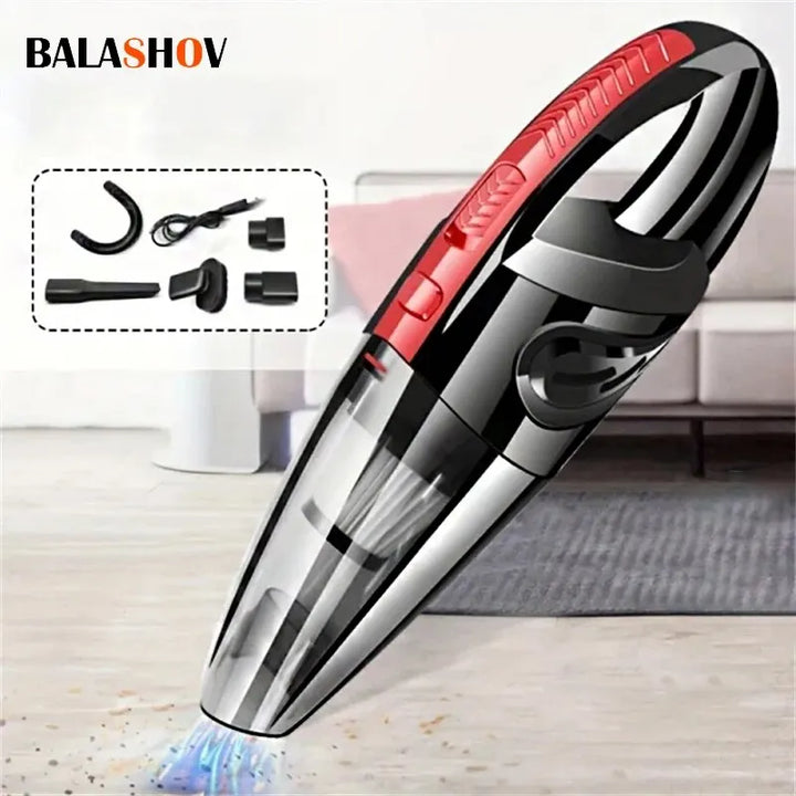 Wireless Handheld Car Vacuum Cleaner – Powerful, Rechargeable, & Portable for Home & Pet Hair