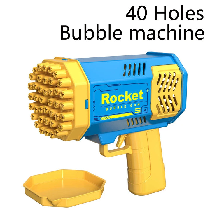 Bubble Machine – 40-69 Hole Bubble Blower for Kids & Adults