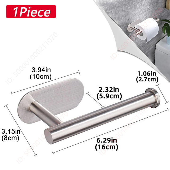 Adhesive Paper Towel Holder – Space-Saving Bathroom & Kitchen Organizer