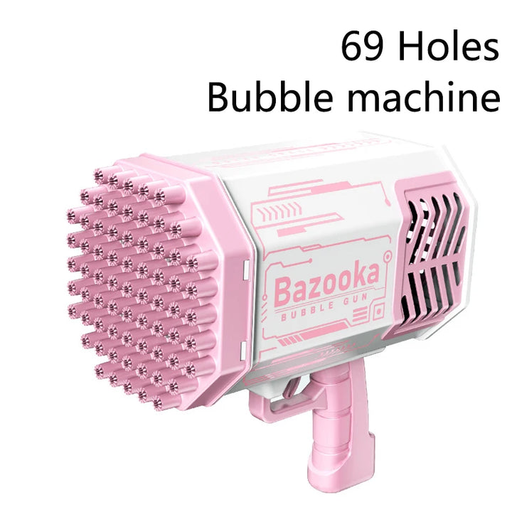 Bubble Machine – 40-69 Hole Bubble Blower for Kids & Adults