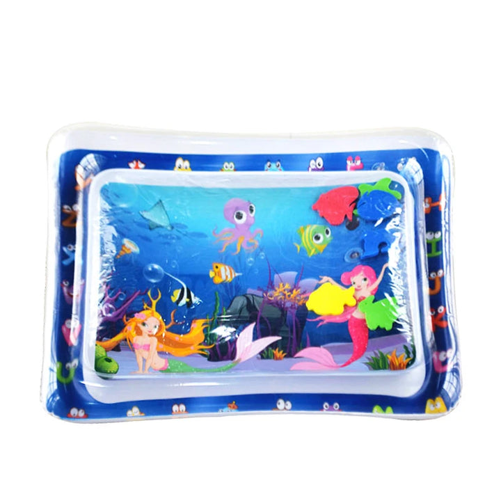 Inflatable Tummy Time Water Mat – Baby Sensory Play Toy