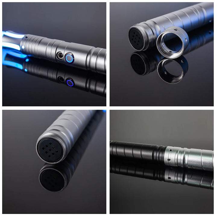 RGB Metal Lightsaber – Rechargeable LED Laser Sword Toy