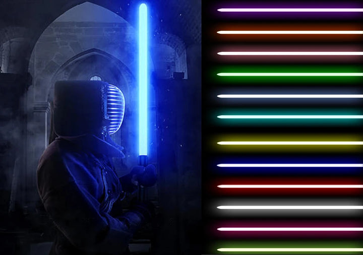 RGB Metal Lightsaber – Rechargeable LED Laser Sword Toy