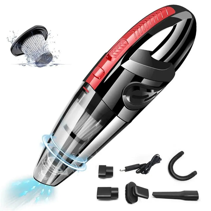 Wireless Handheld Car Vacuum Cleaner – Powerful, Rechargeable, & Portable for Home & Pet Hair