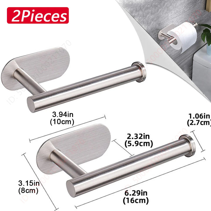 Adhesive Paper Towel Holder – Space-Saving Bathroom & Kitchen Organizer