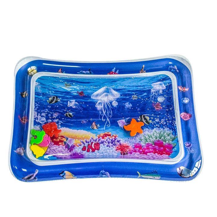 Inflatable Tummy Time Water Mat – Baby Sensory Play Toy