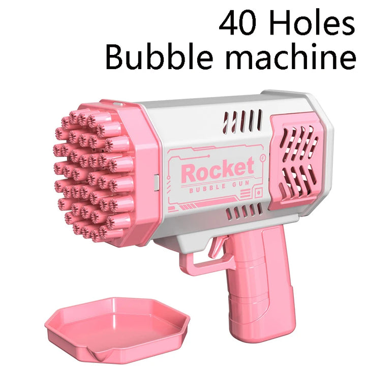 Bubble Machine – 40-69 Hole Bubble Blower for Kids & Adults