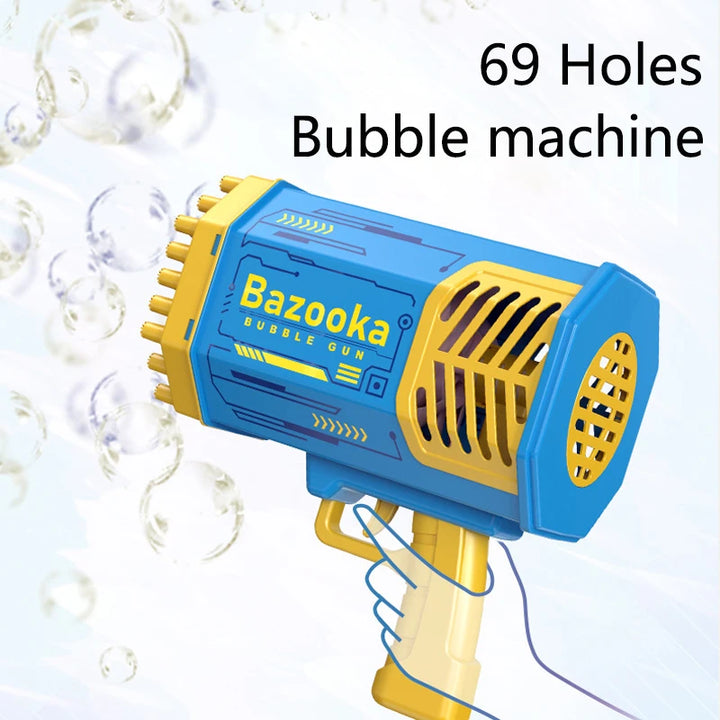 Bubble Machine – 40-69 Hole Bubble Blower for Kids & Adults