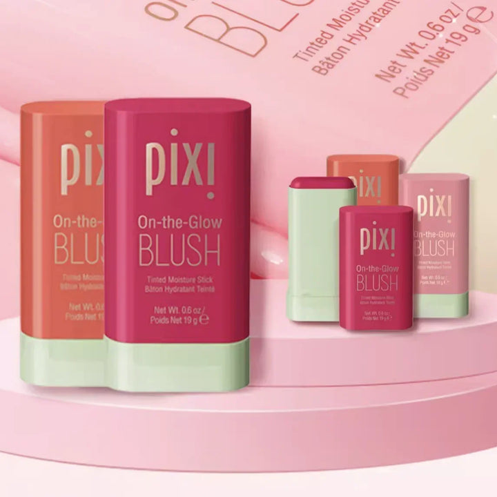 Pixi Blush Stick – Long-Lasting Cream Blusher with Built-In Brush, Waterproof & Smudge-Proof